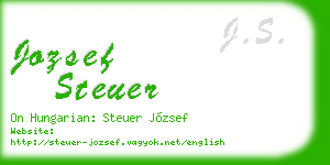 jozsef steuer business card
