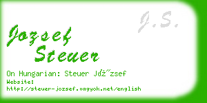 jozsef steuer business card